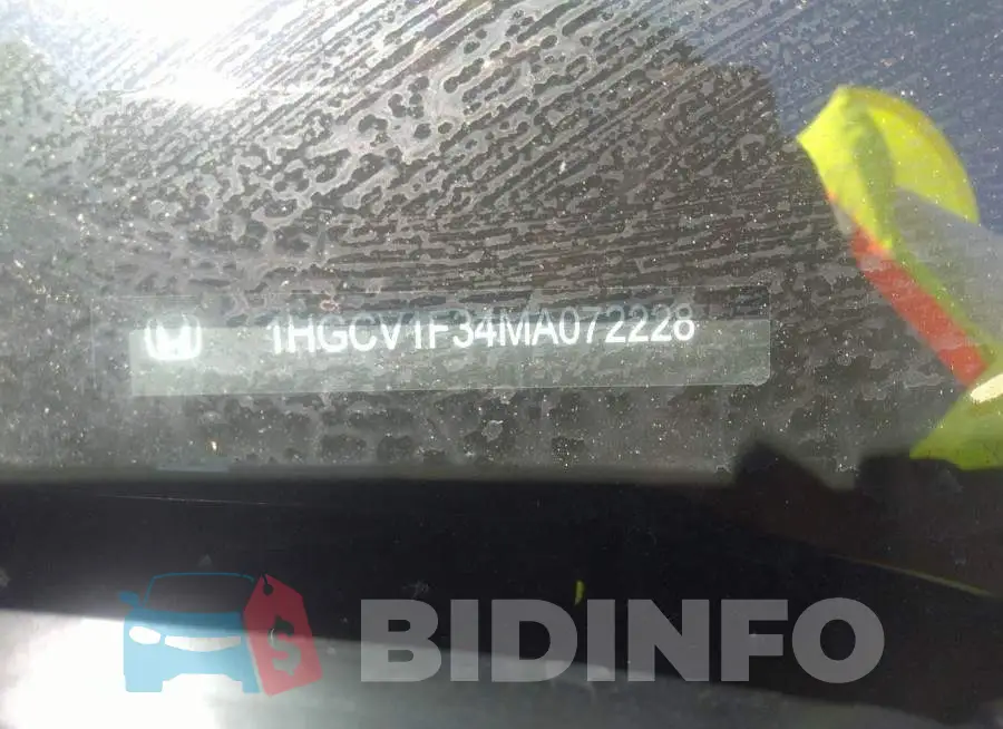 1HGCV1F34MA072228 Photo# 9
