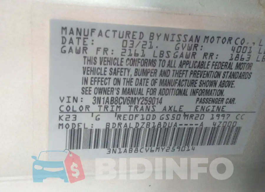 3N1AB8CV6MY259014 Photo# 9