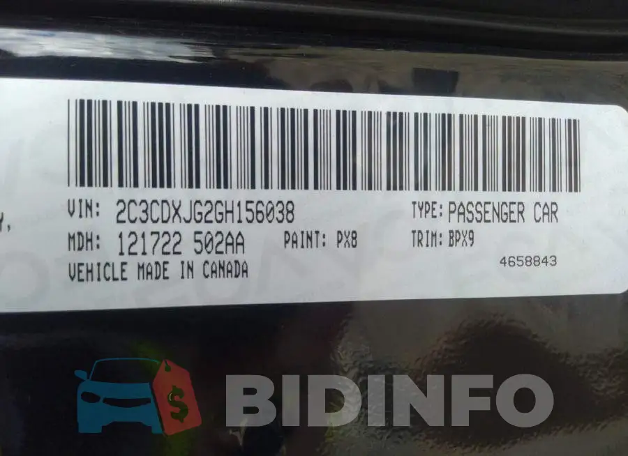 2C3CDXJG2GH156038 Photo# 9