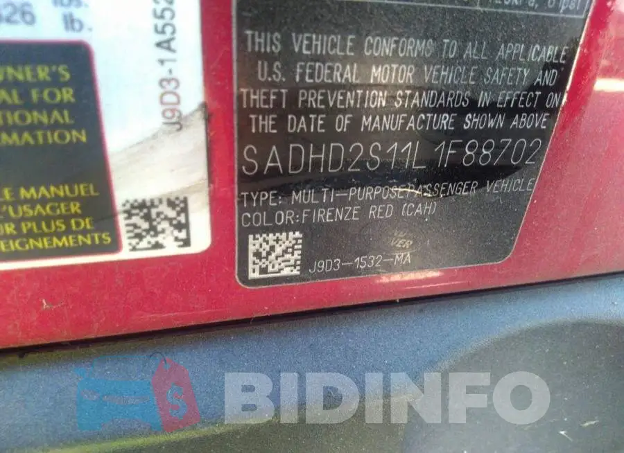 SADHD2S11L1F88702 Photo# 9