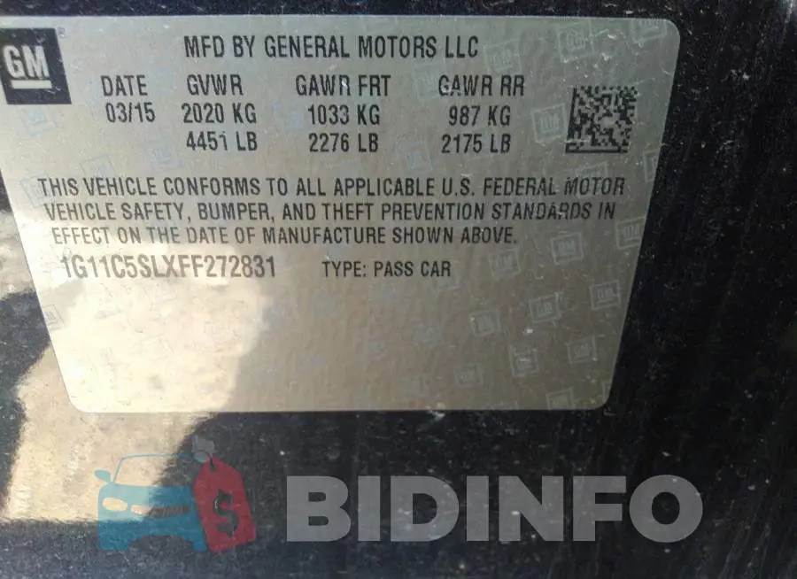 1G11C5SLXFF272831 Photo# 9