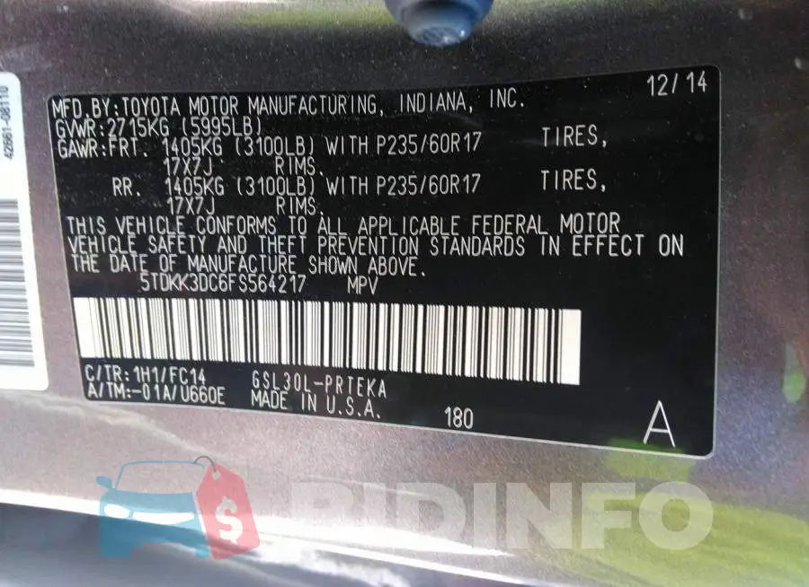 5TDKK3DC6FS564217 Photo# 9