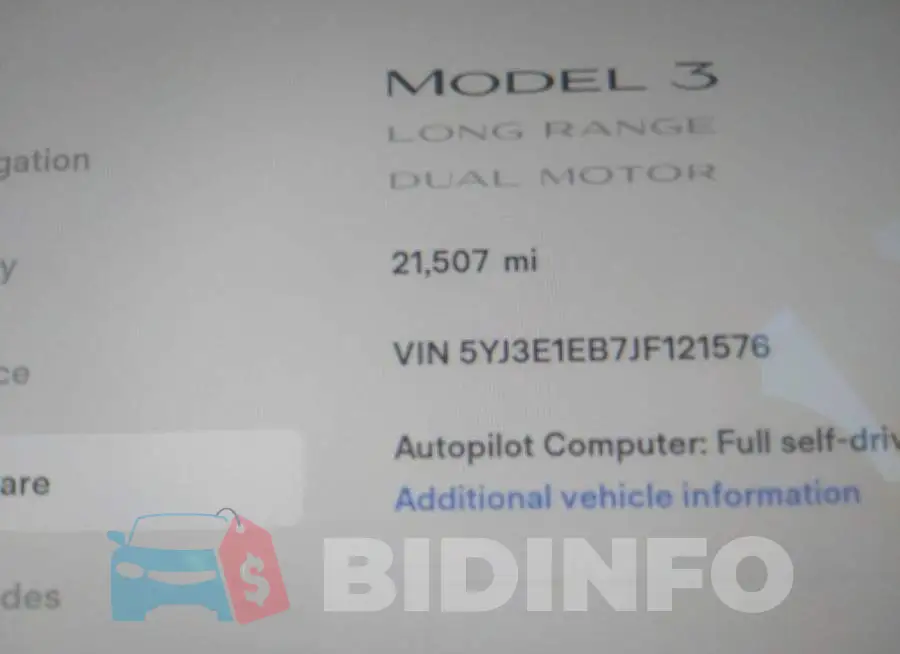 5YJ3E1EB7JF121576 Photo# 7