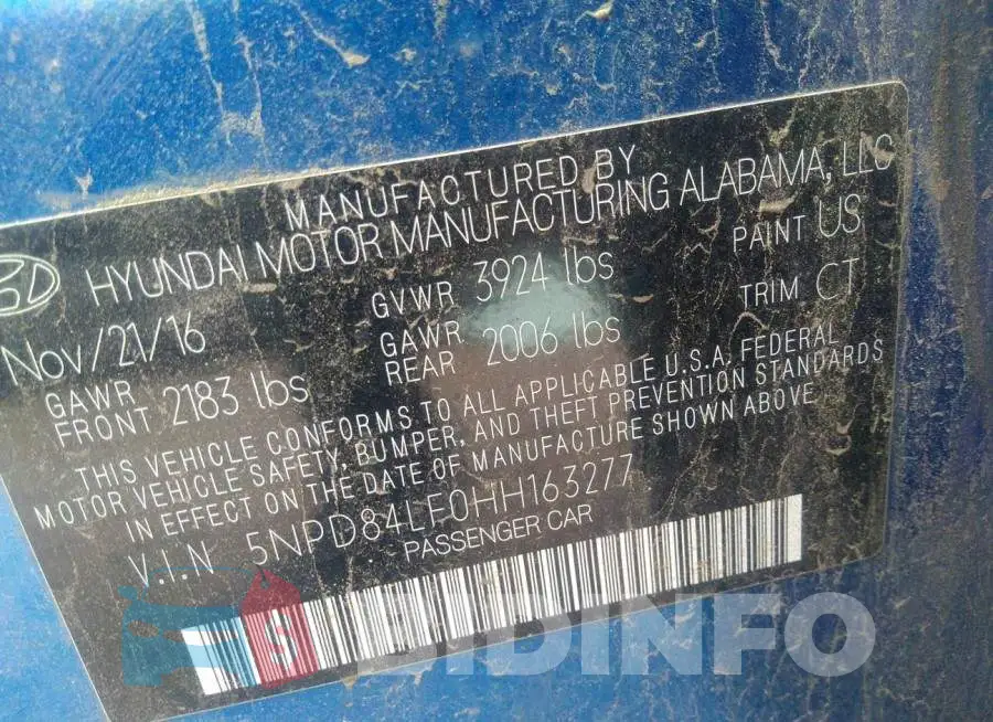 5NPD84LF0HH163277 Photo# 9