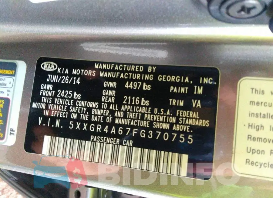 5XXGR4A67FG370755 Photo# 9