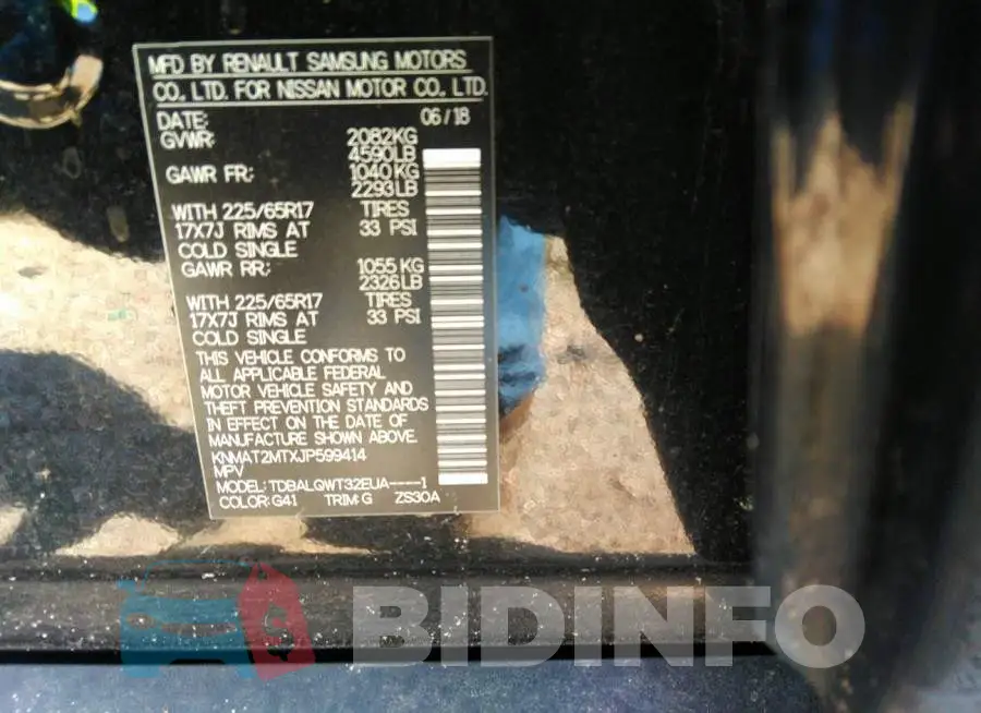 KNMAT2MTXJP599414 Photo# 9