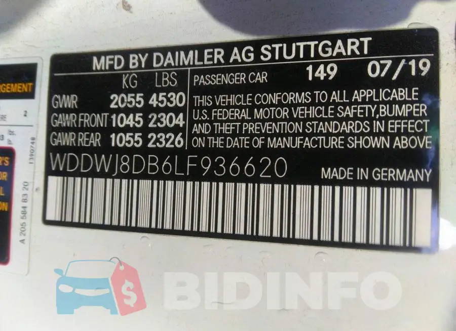 WDDWJ8DB6LF936620 Photo# 9