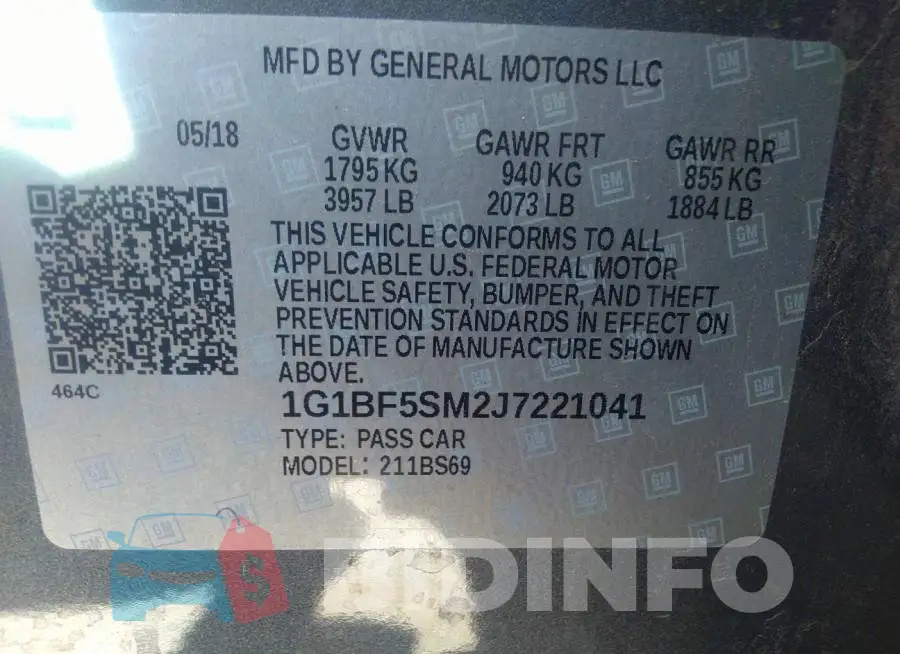 1G1BF5SM2J7221041 Photo# 9