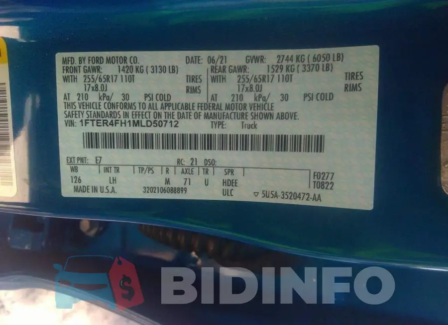 1FTER4FH1MLD50712 Photo# 9