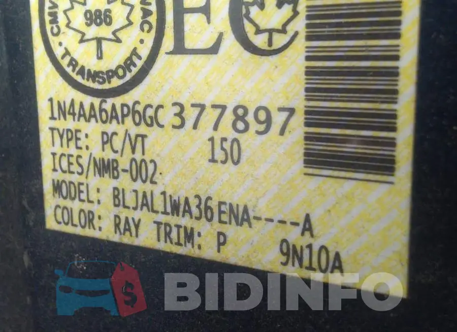 1N4AA6AP6GC377897 Photo# 9