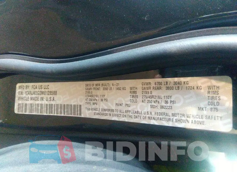 1C4RJKEG0M8128588 Photo# 9