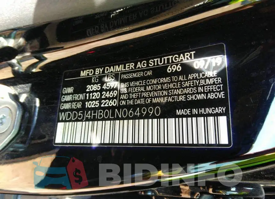 WDD5J4HB0LN064990 Photo# 9