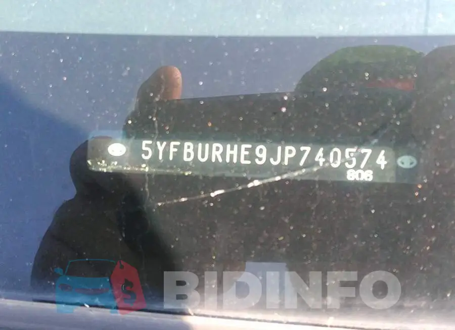5YFBURHE9JP740574 Photo# 9