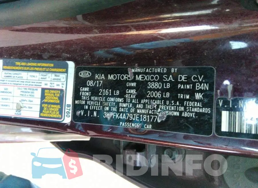 3KPFK4A79JE181776 Photo# 9