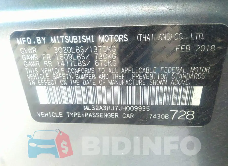 ML32A3HJ7JH009935 Photo# 9