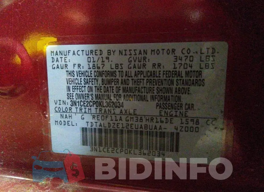 001CE2CP0KL362034 Photo# 9