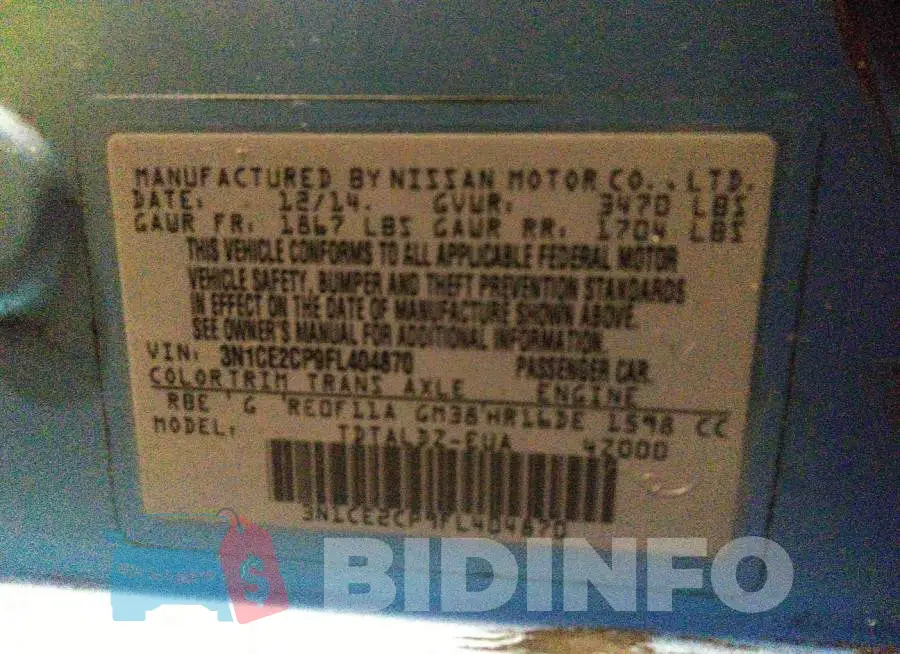 001CE2CP9FL404870 Photo# 9