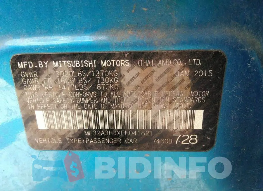 ML32A3HJXFH041821 Photo# 9