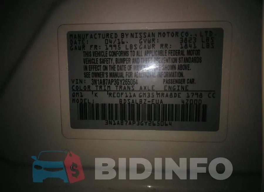 001AB7AP3GY265064 Photo# 9