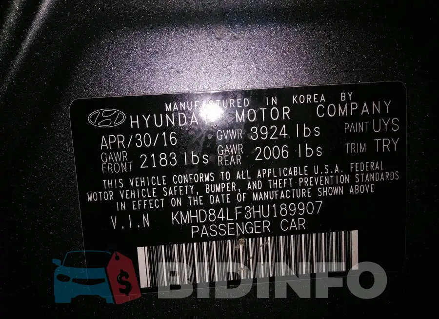 KMHD84LF3HU189907 Photo# 9
