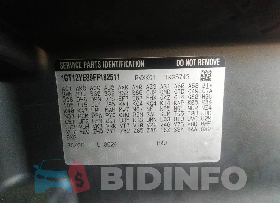 1GT12YE89FF182511 Photo# 9
