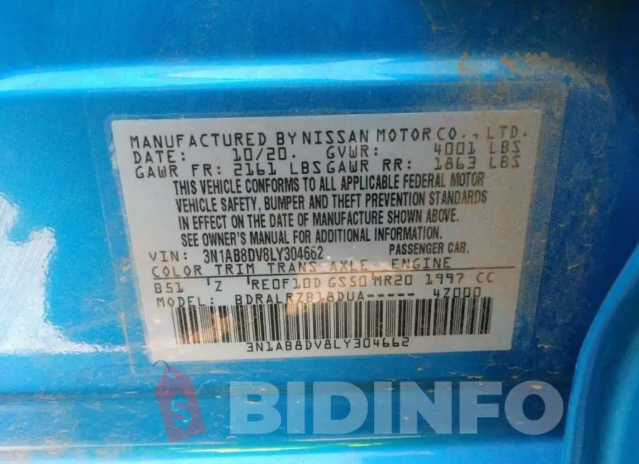 3N1AB8DV8LY304662 Photo# 9