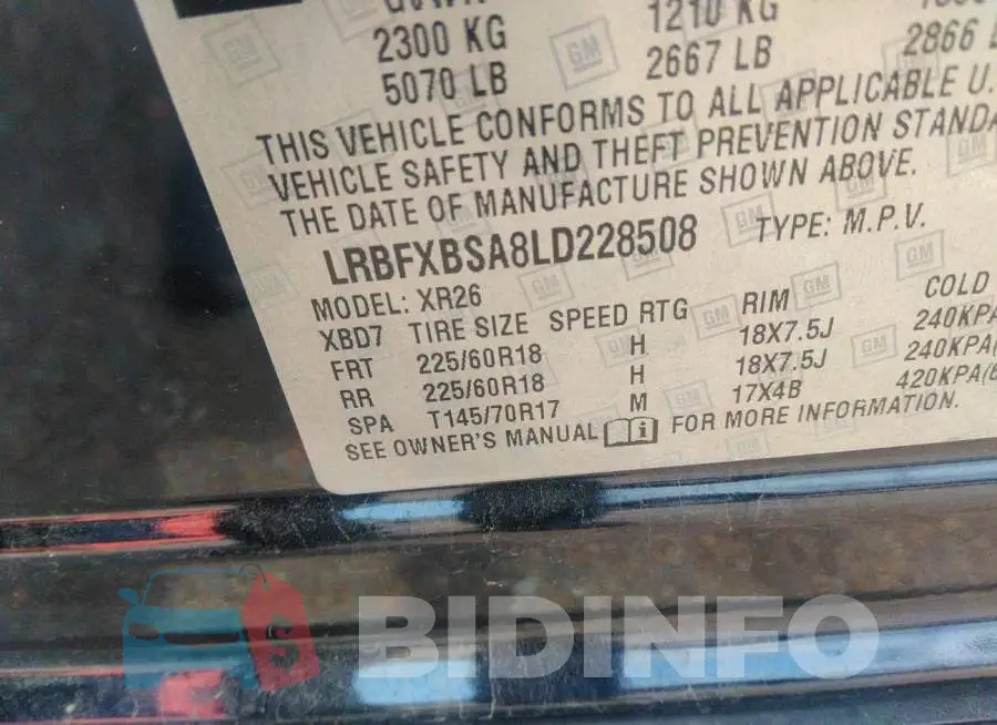 LRBFXBSA8LD228508 Photo# 9
