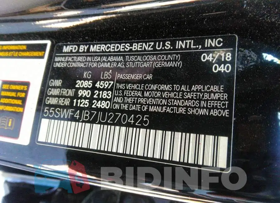55SWF4JB7JU270425 Photo# 9