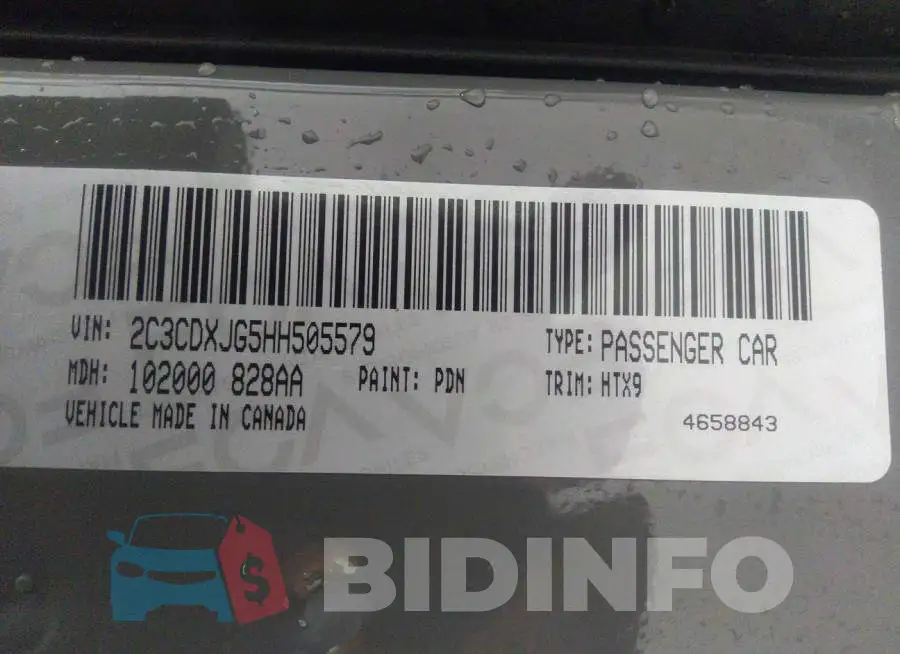 2C3CDXJG5HH505579 Photo# 9