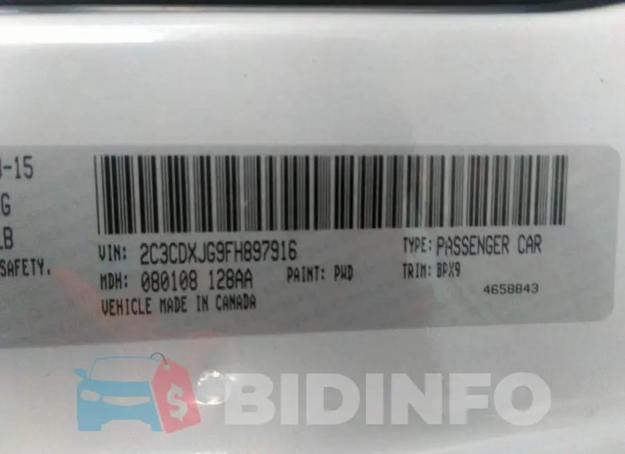 2C3CDXJG9FH897916 Photo# 9