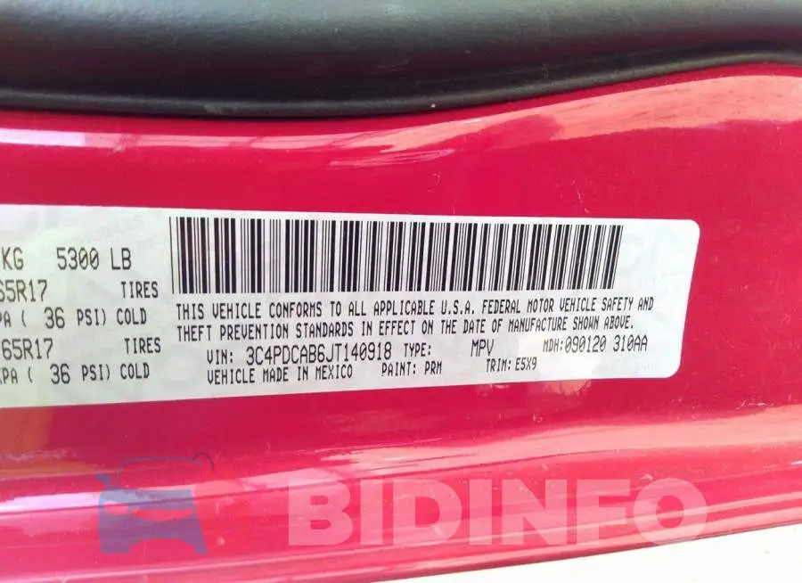 3C4PDCAB6JT140918 Photo# 9