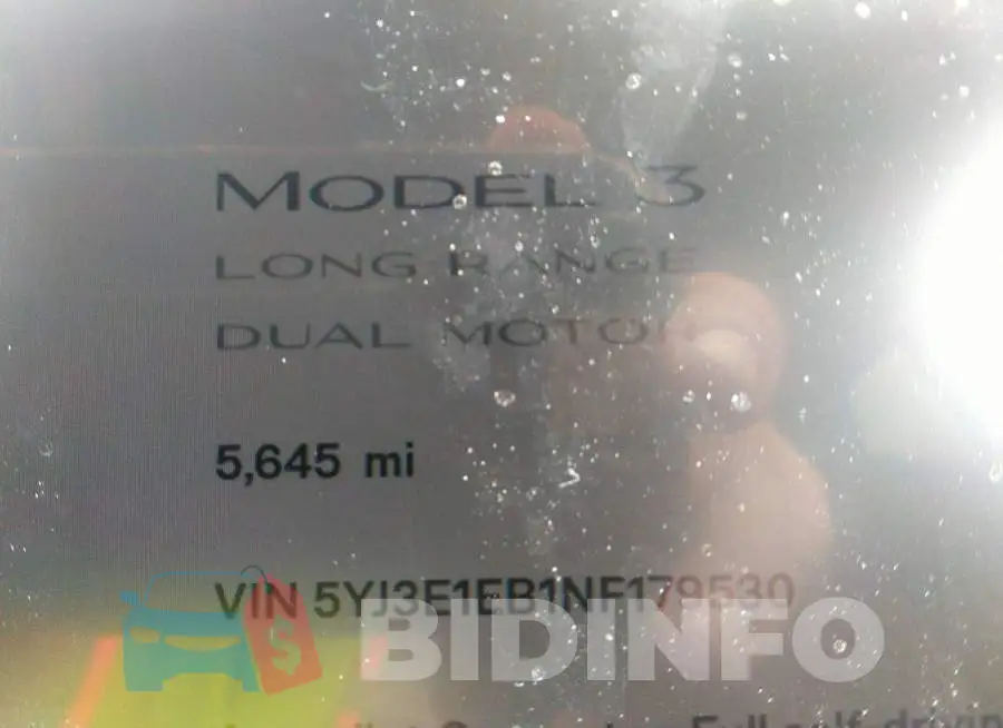 5YJ3E1EB1NF179530 Photo# 7