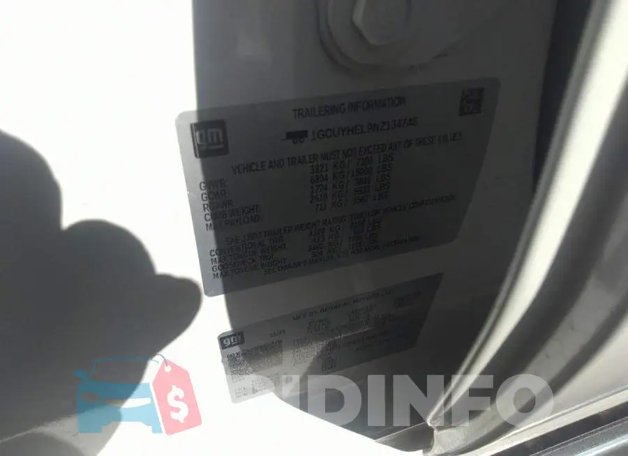 1GCUYHEL9NZ134746 Photo# 9