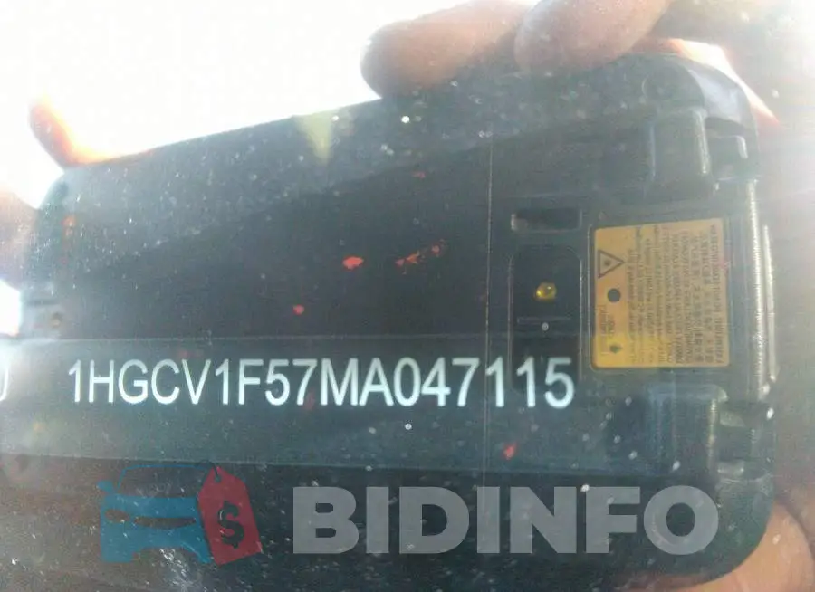 1HGCV1F57MA047115 Photo# 9
