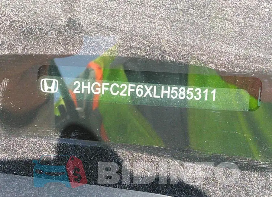 2HGFC2F6XLH585311 Photo# 9