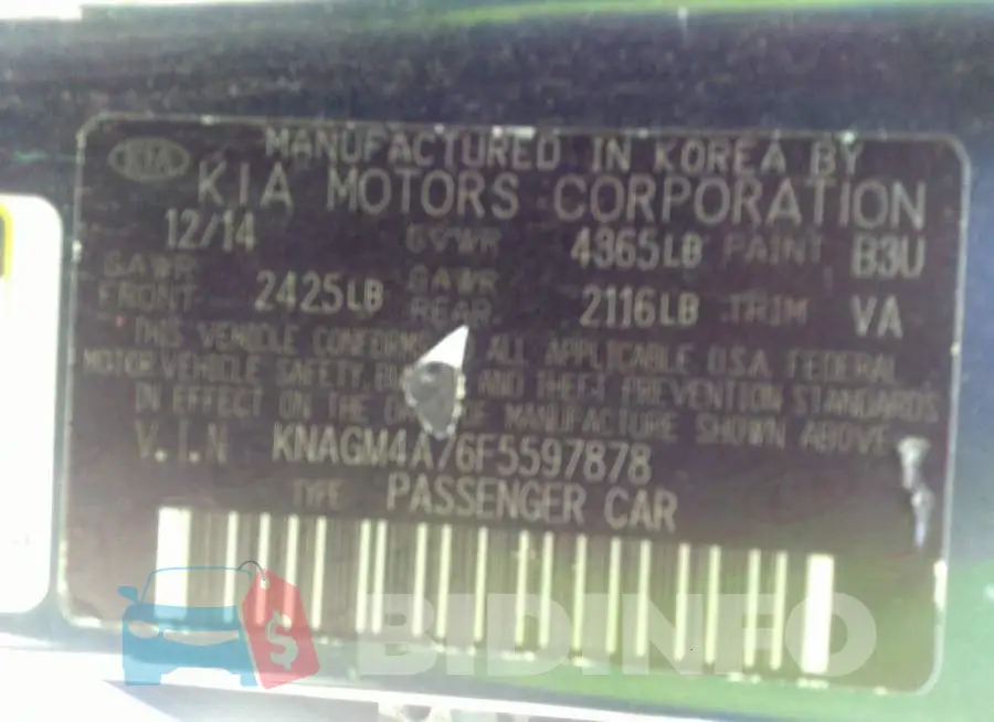 KNAGM4A76F5597878 Photo# 9
