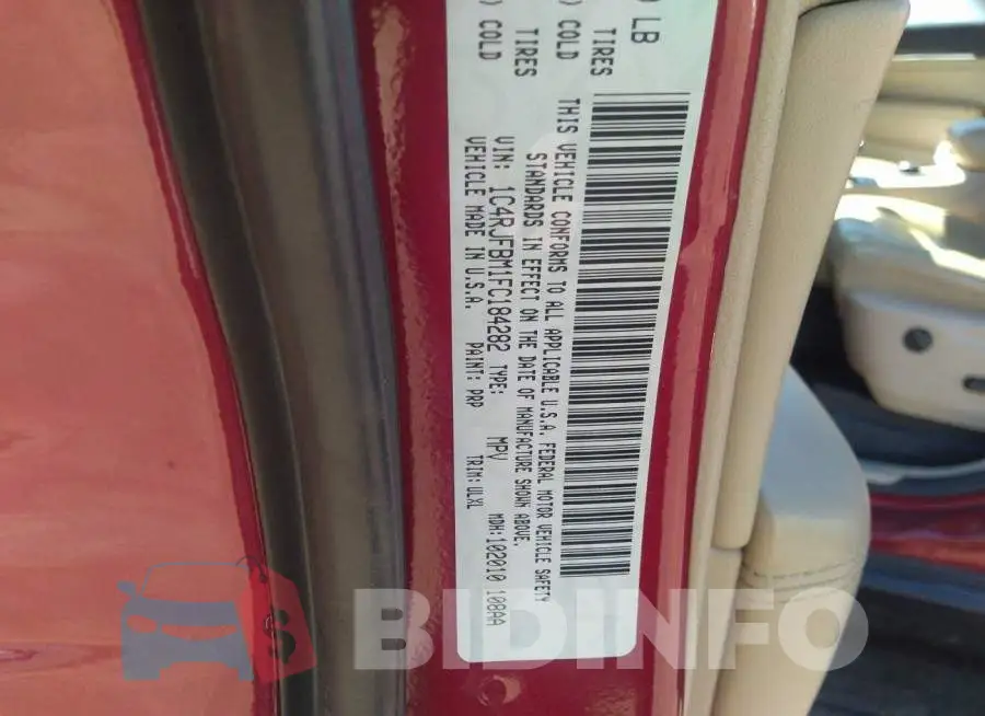 1C4RJFBM1FC184282 Photo# 9