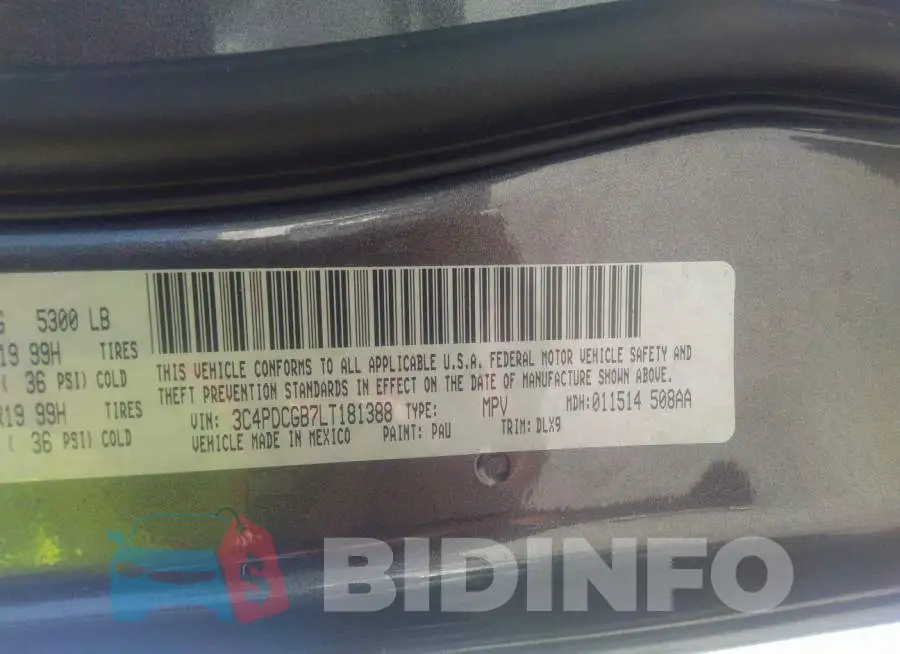 3C4PDCGB7LT181388 Photo# 9