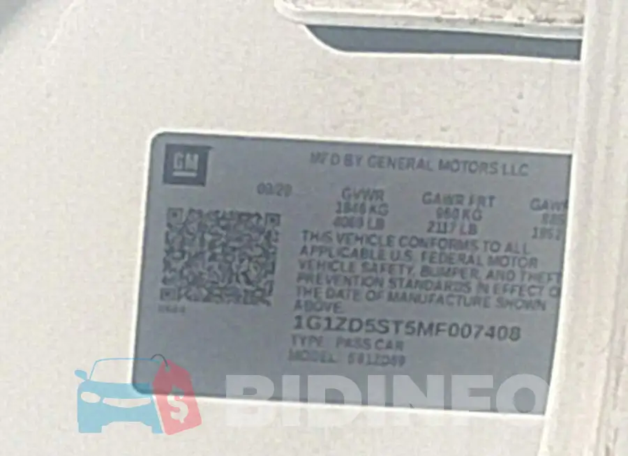 1G1ZD5ST5MF007408 Photo# 9