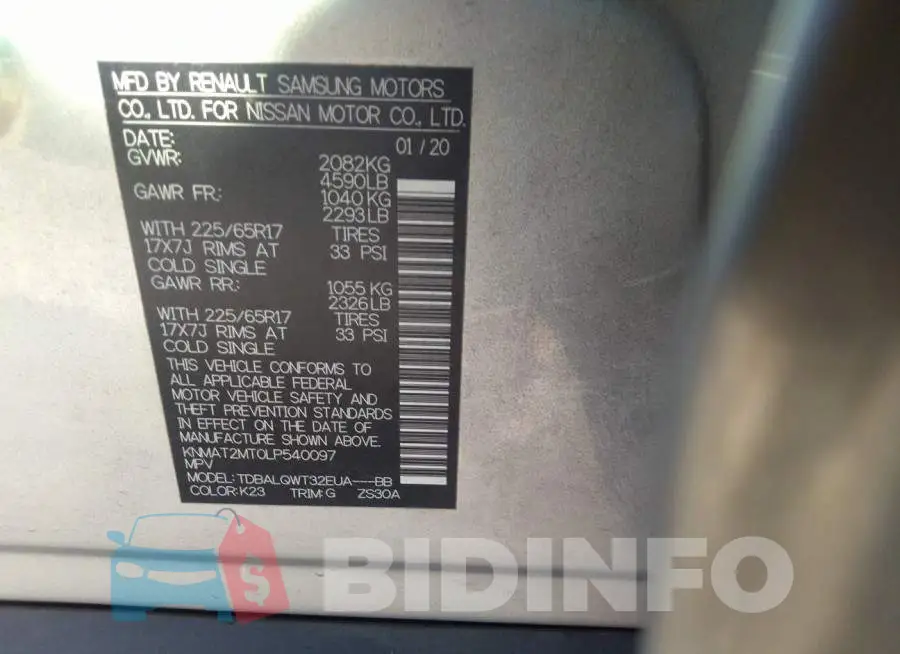 KNMAT2MT0LP540097 Photo# 9