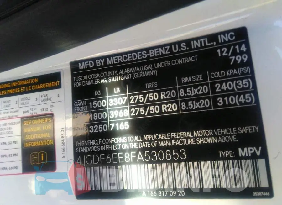 4JGDF6EE8FA530853 Photo# 9