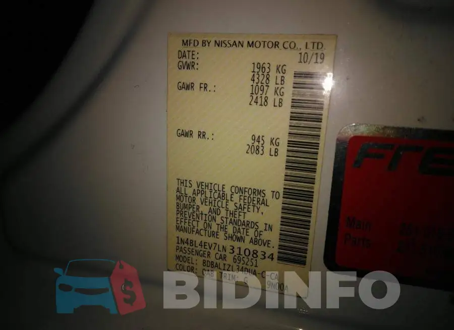 004BL4EV7LN310834 Photo# 9