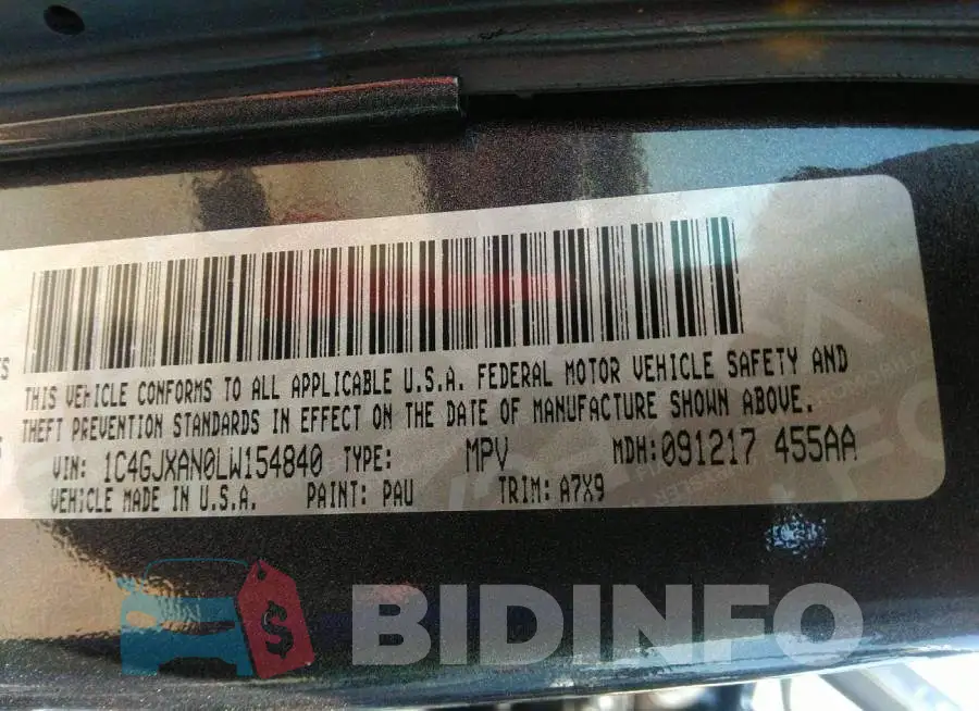 1C4GJXAN0LW154840 Photo# 9