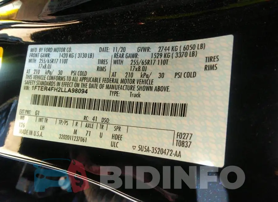 1FTER4FH2LLA98094 Photo# 9