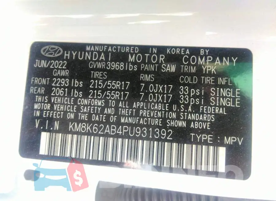 KM8K62AB4PU931392 Photo# 9