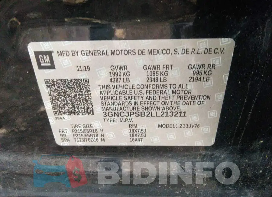 3GNCJPSB2LL213211 Photo# 9
