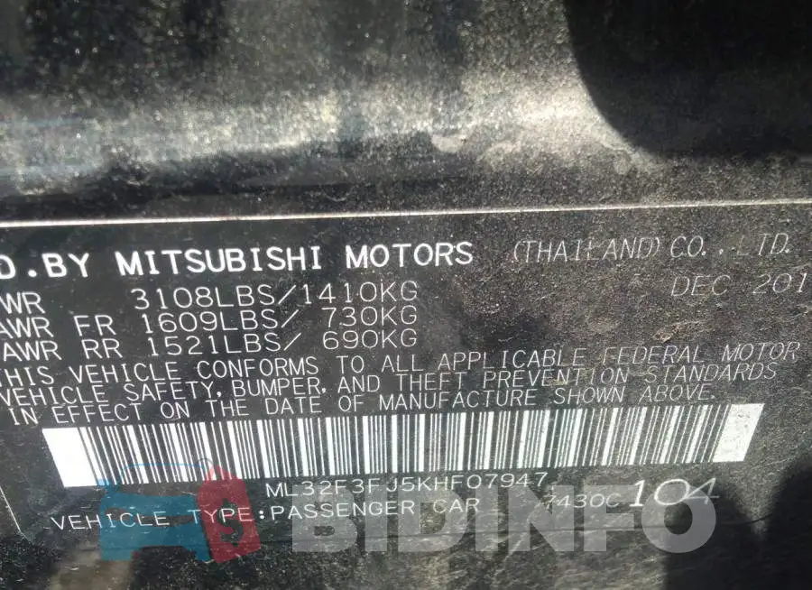 ML32F3FJ5KHF07947 Photo# 9