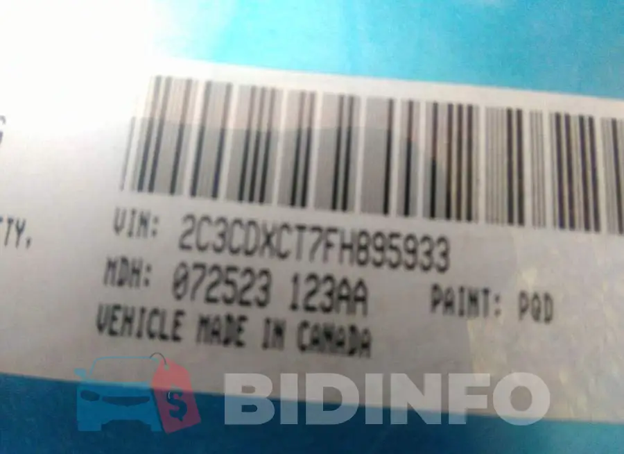 2C3CDXCT7FH895933 Photo# 9