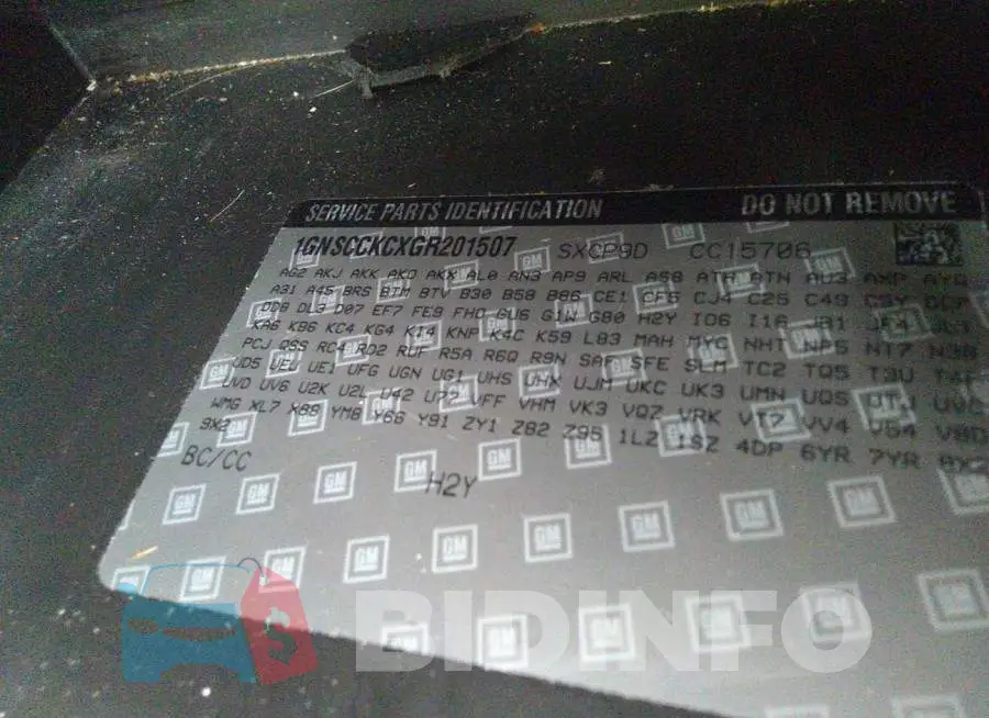 1GNSCCKCXGR201507 Photo# 9