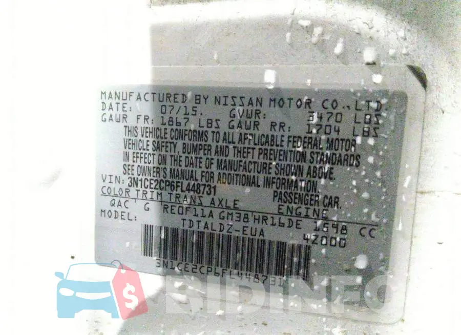 001CE2CP6FL448731 Photo# 9
